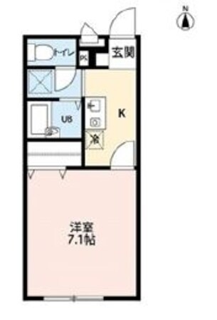 アムールかなめの物件間取画像